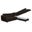 Aribel Faux Leather Corner Sofa with Sleeping Function and Storage Box with Adjustable Headrests -747011857-747011866