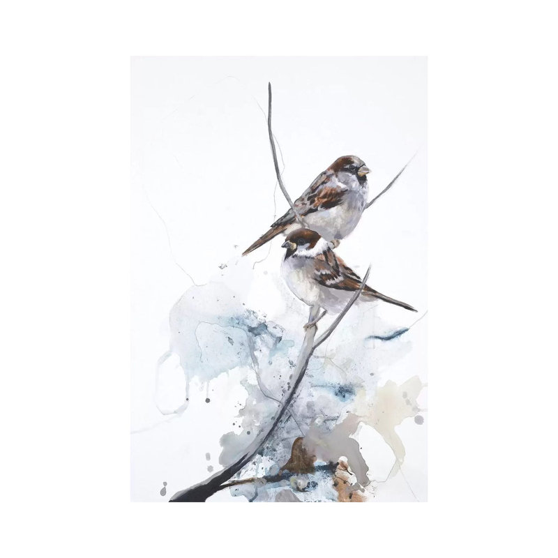 Curiosity I - Painting on Canvas, Wrapped Canvas, 66.04cm H x 45.72cm W x 3.81cm D