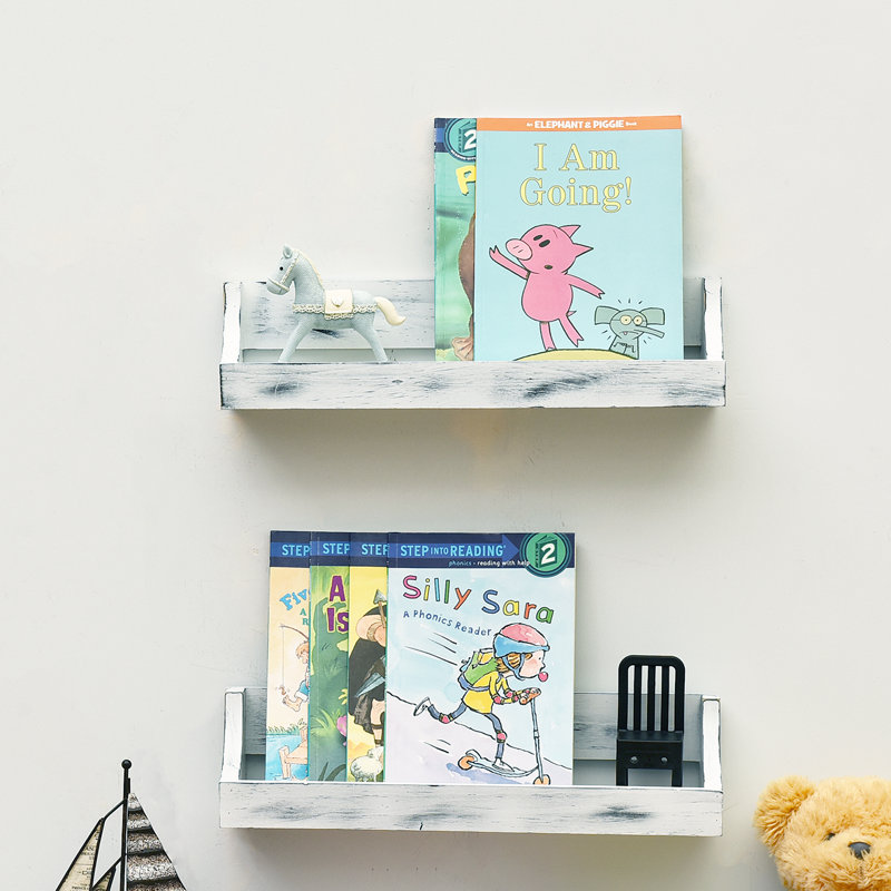 Monaghan 2 Piece Pine Floating Shelf