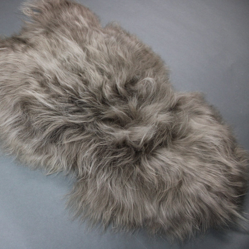 Kearney Solid Colour Sheepskin Area Rug, Novelty 65 x 95cm