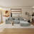 Convertible Modular Sectional Sofa Set Popular Compression Sofa-1185549605