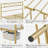 Anelis Metal Bed Frame Platform with Curved Design Headboard & Footboard-290329631-283079541