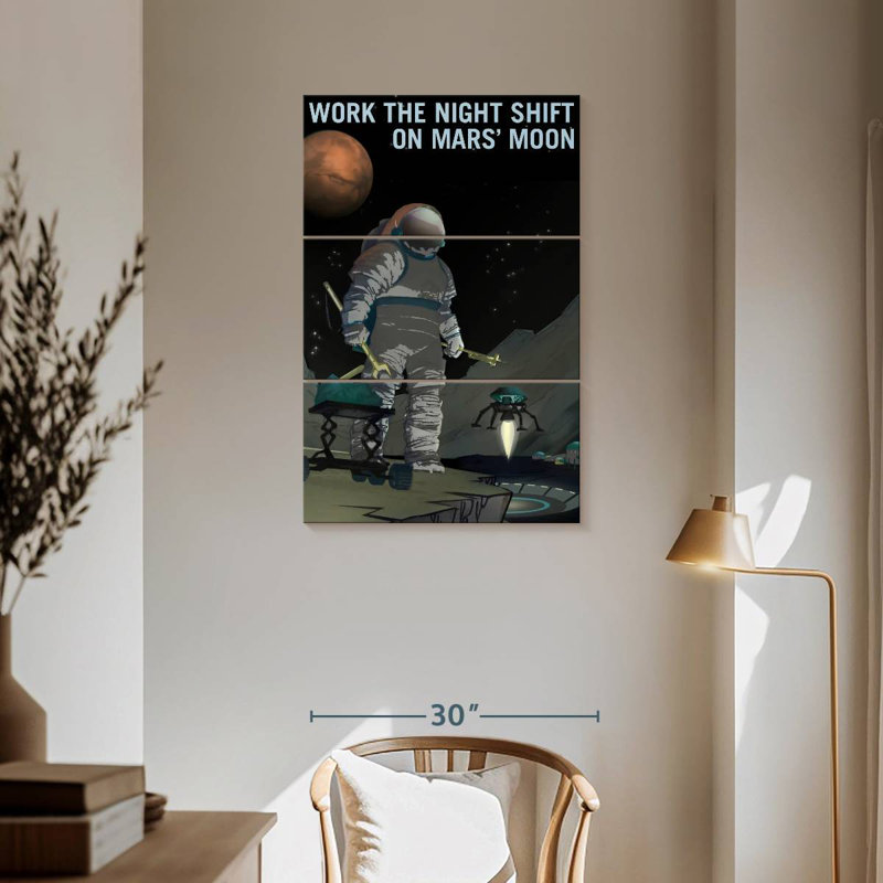 «Oberle Mars Explorers Wanted», affiche VI, H 57 po x l 36 po