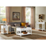 Lund 36" Wooden Rectangular Coffee Table with 1 Drawer and 1 Shelf