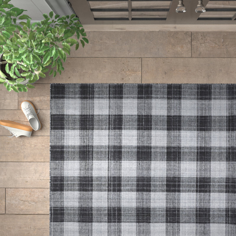 Andale Plaid Indoor Rug, Rectangle 8' x 10'