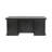 Traditional Wood Double Pedestal Desk, Executive Desk, Office Table, Fully Assembled, Black-124303686
