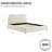 Kiren Upholstered Boucle Bed-101531137