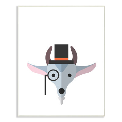 « hipster chèvre », impression surdimensionnée