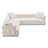 Kaynes Ivory Boucle Corner Sofa
