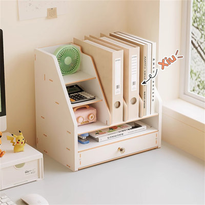 Organisateur de bureau en bois massif Loganjack