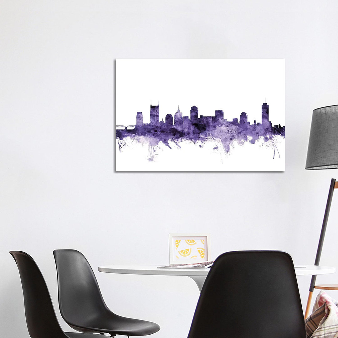 Nashville, Tennessee Skyline by Michael Tompsett - Wrapped Canvas Gallery-Wrapped Canvas Giclée
