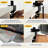 Plush Rotatable Cat Desk Bed, Sturdy Double-Screw Fixed Cat Hammock, Space Saving Warm Cat Sleeping Perch