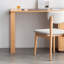 Bureau double caisson en bois massif avec 3 tiroirs Burlywood-1083288286