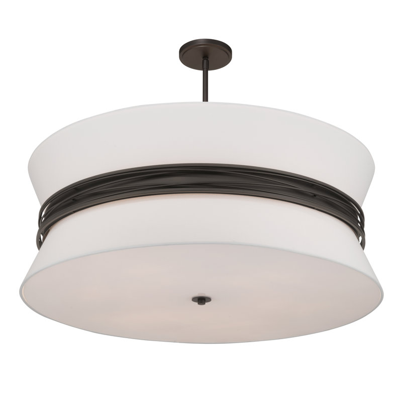 Dalvor 36" 6-Light Pendant, 14.25" H x 36" W x 36" D, 6 Lights