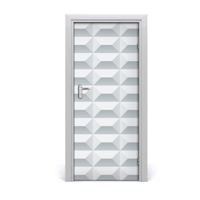 Geometric Background Door Decal
