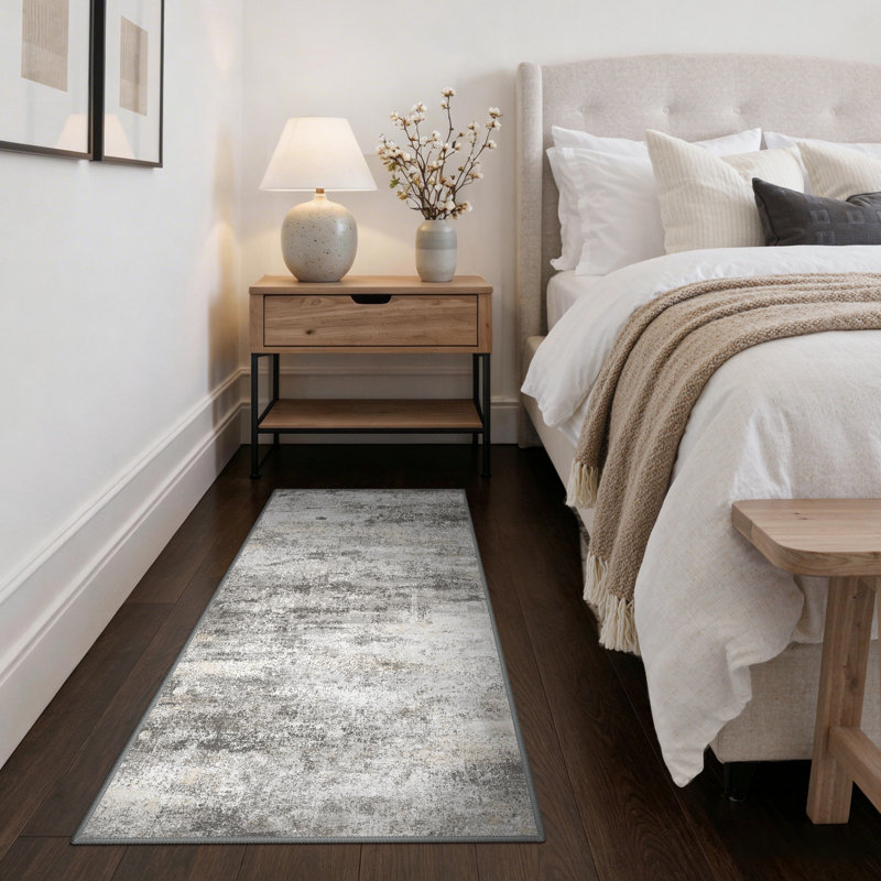 Tapis gris / beige Pavelina, Grey/Beige, Tapis de couloir 2 pi x 5 pi
