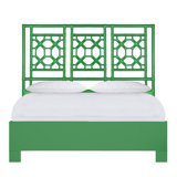 Lattice Back Platform Bed