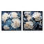 Arrangement d'œillets blanc et bleu - ensemble de 2 œillets carrés-1097197704-1097197707