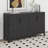 Farmhouse 4-Door Storage Cabinet, Ample Organizer-1293930595