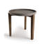 Jamya Round Stone Outdoor Side Table - 50 cm W 51.5 cm D