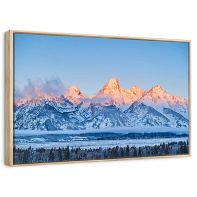 Grand Tetons congelés