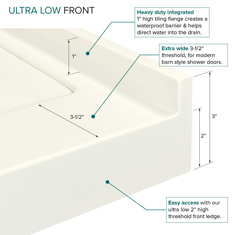 Transolid 60-in x 32-in Cast Solid Surface Tub Replacement Base Linear, Left, Cameo