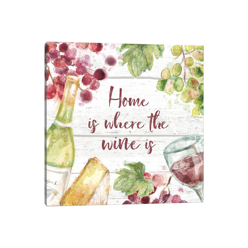 Sweet Vines IV 1 Piece Painting on Canvas, 45.72cm H x 45.72cm W x 1.91cm D, Wrapped Canvas