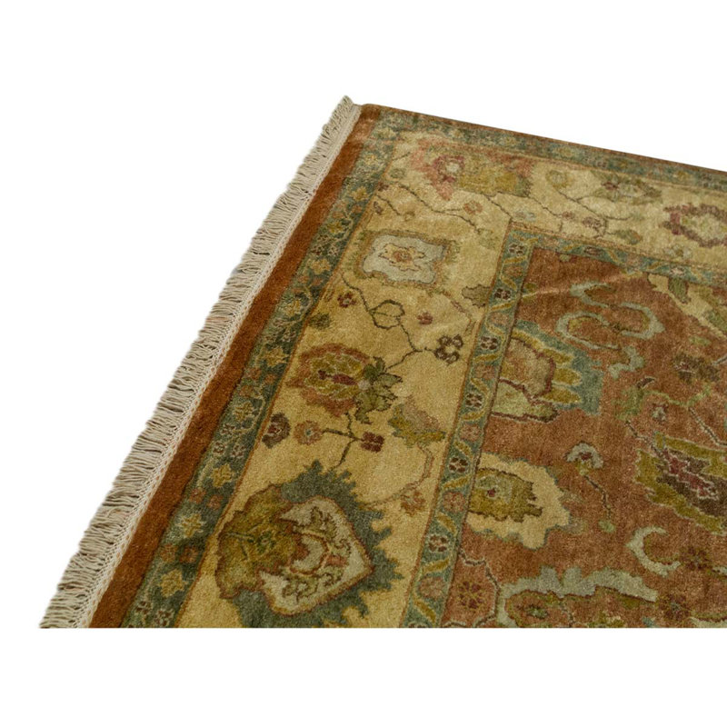 One-of-a-Kind Rectangle 9'5" x 12'6" Hand Knotted Area Rug