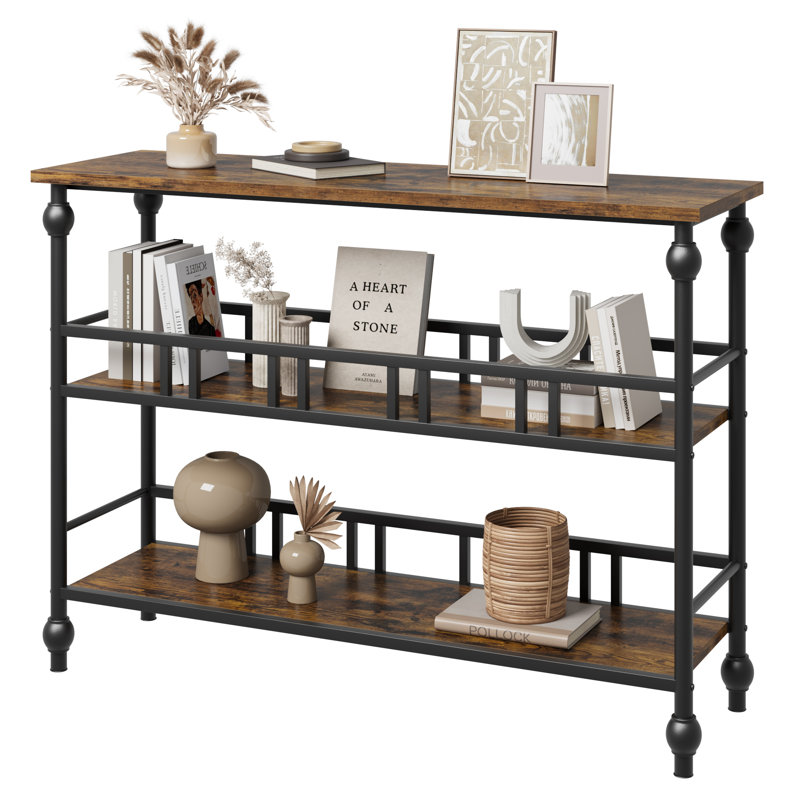 109cm Console Table, Brown, Brown, Brown