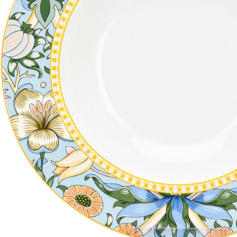 Ensemble de 6 assiettes creuses Luesing Morris Garden