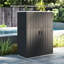Armoire de rangement verticale en résine à double porte avec plancher Yardgrace 420 gallons-122409905