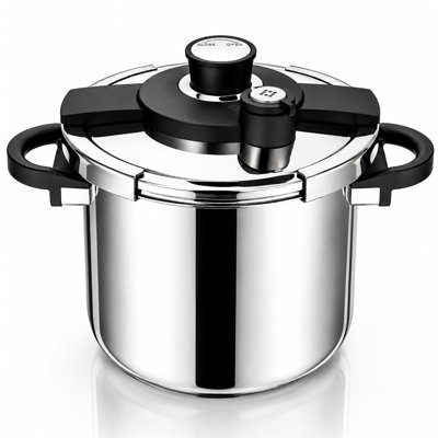 8 qt. Stainless Steel Stovetop Pressure Cooker