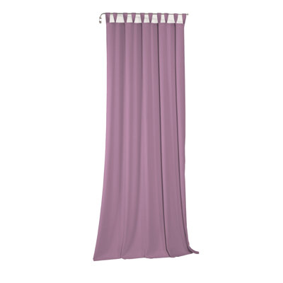 Newbury 67% Polyester And 33% Cotton Room Darkening Single Curtain Panel