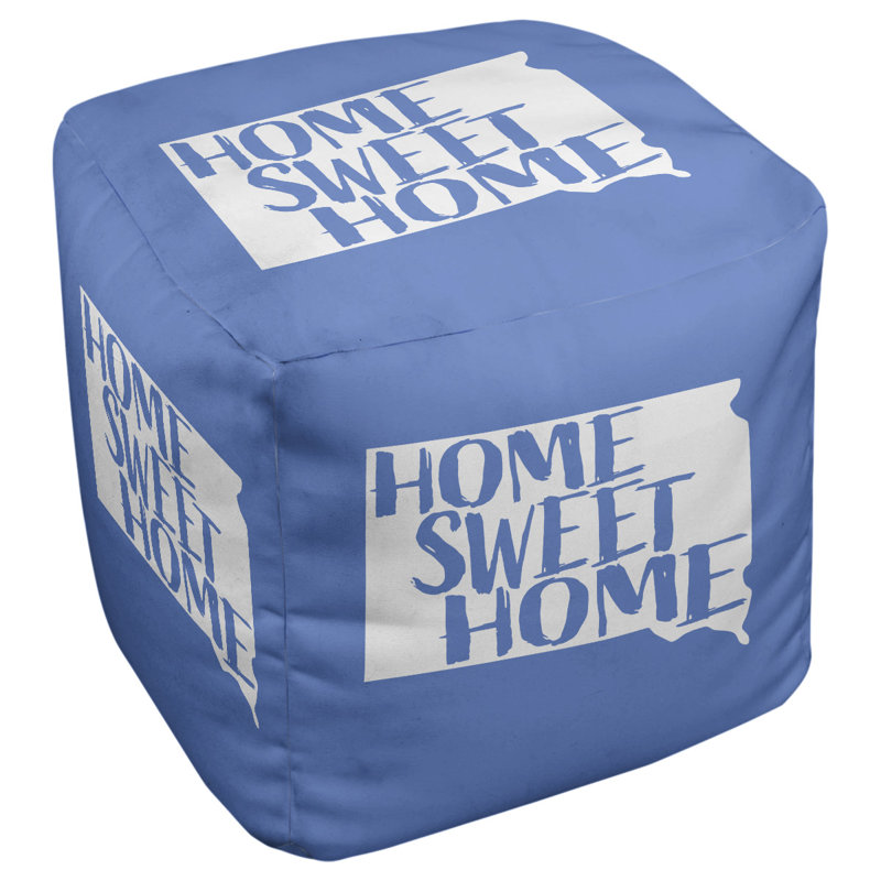Repose-pieds à cubes south dakota south home, bleu