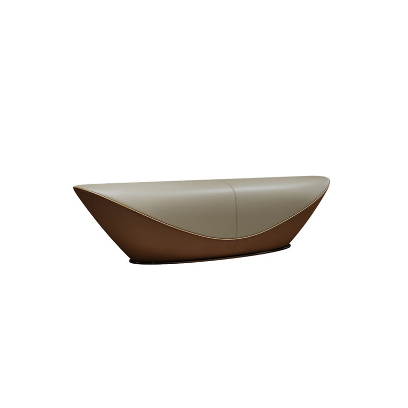 Microfiber Leather Upholstered Bench