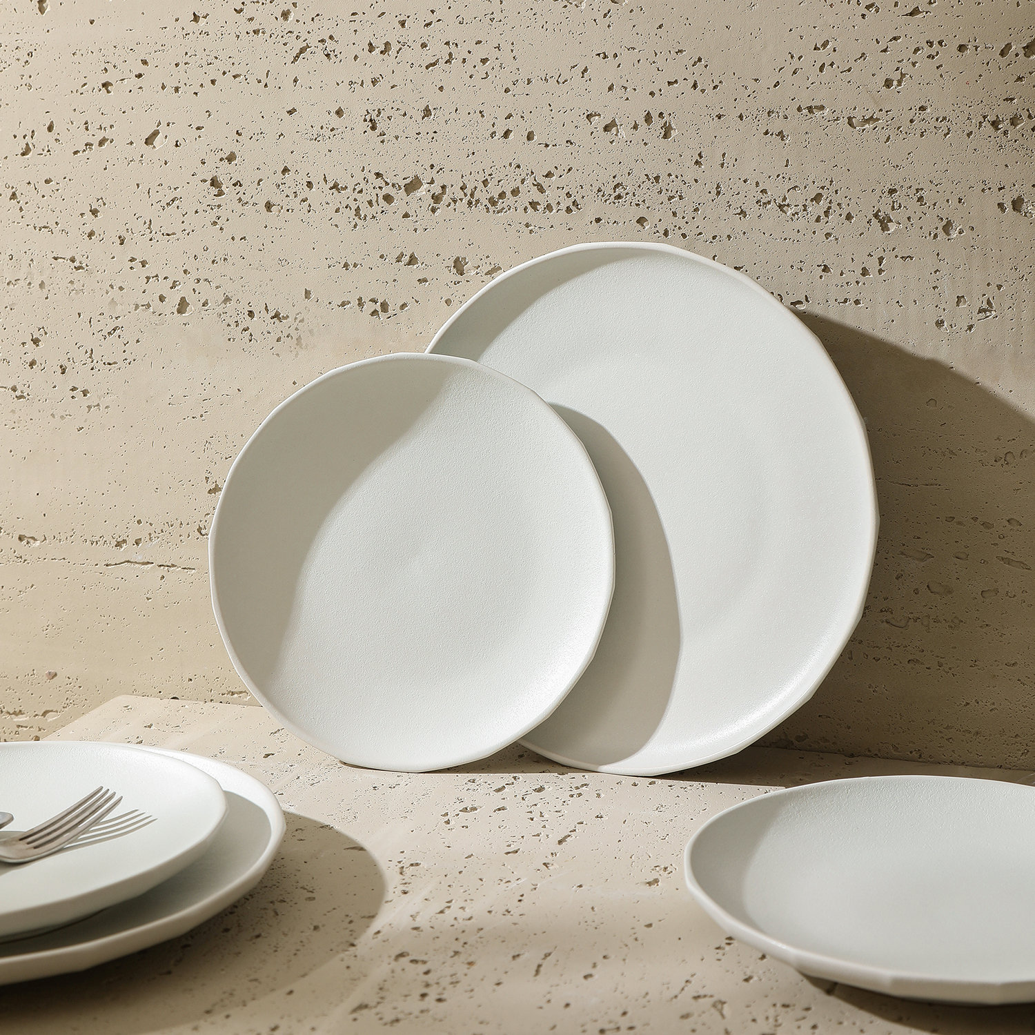 Rio 8" Salad Plate, Beige