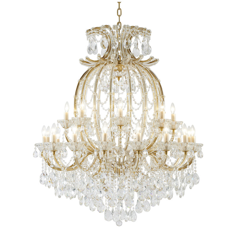 Lustre en cristal 24 lumières Traditional
