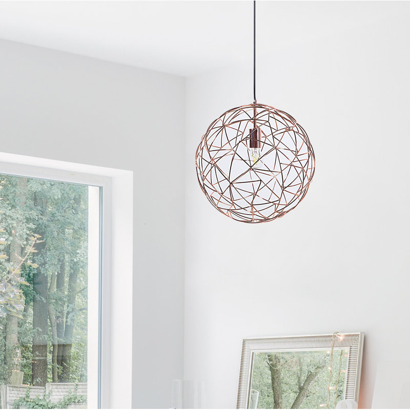 Verlin 1 - Light Sphere Pendant, Copper