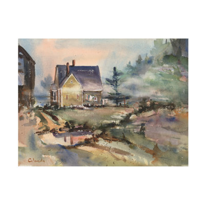 Art mural sur toile tendue - Stephen Calcasola «Laundry Day», art mural pour salon, chambre à coucher ou bureau - 18 x 24