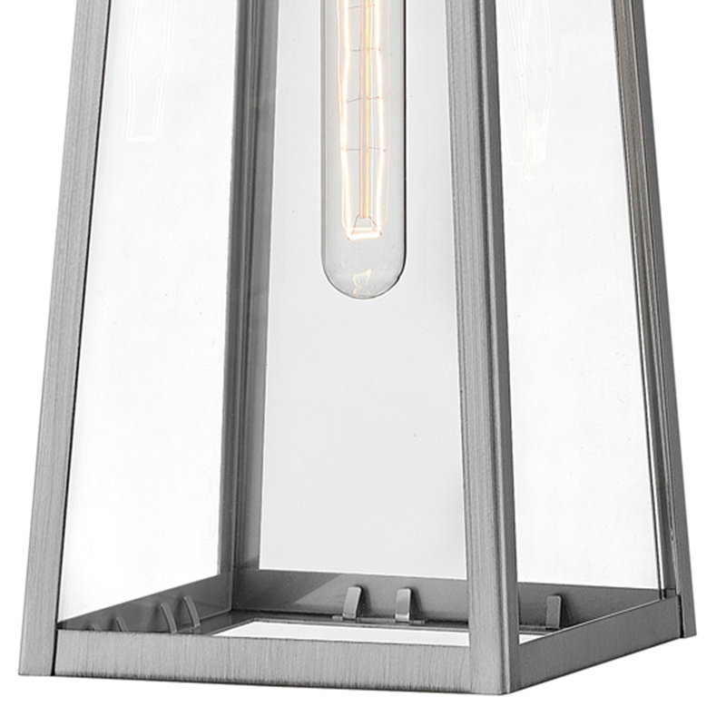 Lanterne murale d'extérieur Kiwa, gris, H 19 po x l 7 po x P 8,5 po