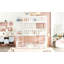 Lit superposé simple en bois d'hévéa simple, avec échelles, lit superposé détachable, double au-dessus d'un lit simple au-dessus d'un lit simple-849915893