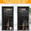 29 Gun Safe With Led Light, Password Lock & 180° Open Door Panel Organizer - Large Rifle And Shotgun Cabinet With Removable Shelf, Pistol Pockets, Silent Mode, External Battery, And Rifle/pistol Rack (unassembled)