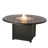 Anhar 5-Piece Patio Propane Fire Pit Conversation Set w/ Cushions and 52'' Round Fire Pit Chat Table