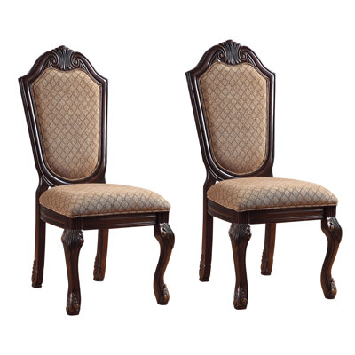 Amolika Arm Chairs with Queen Anne Legs