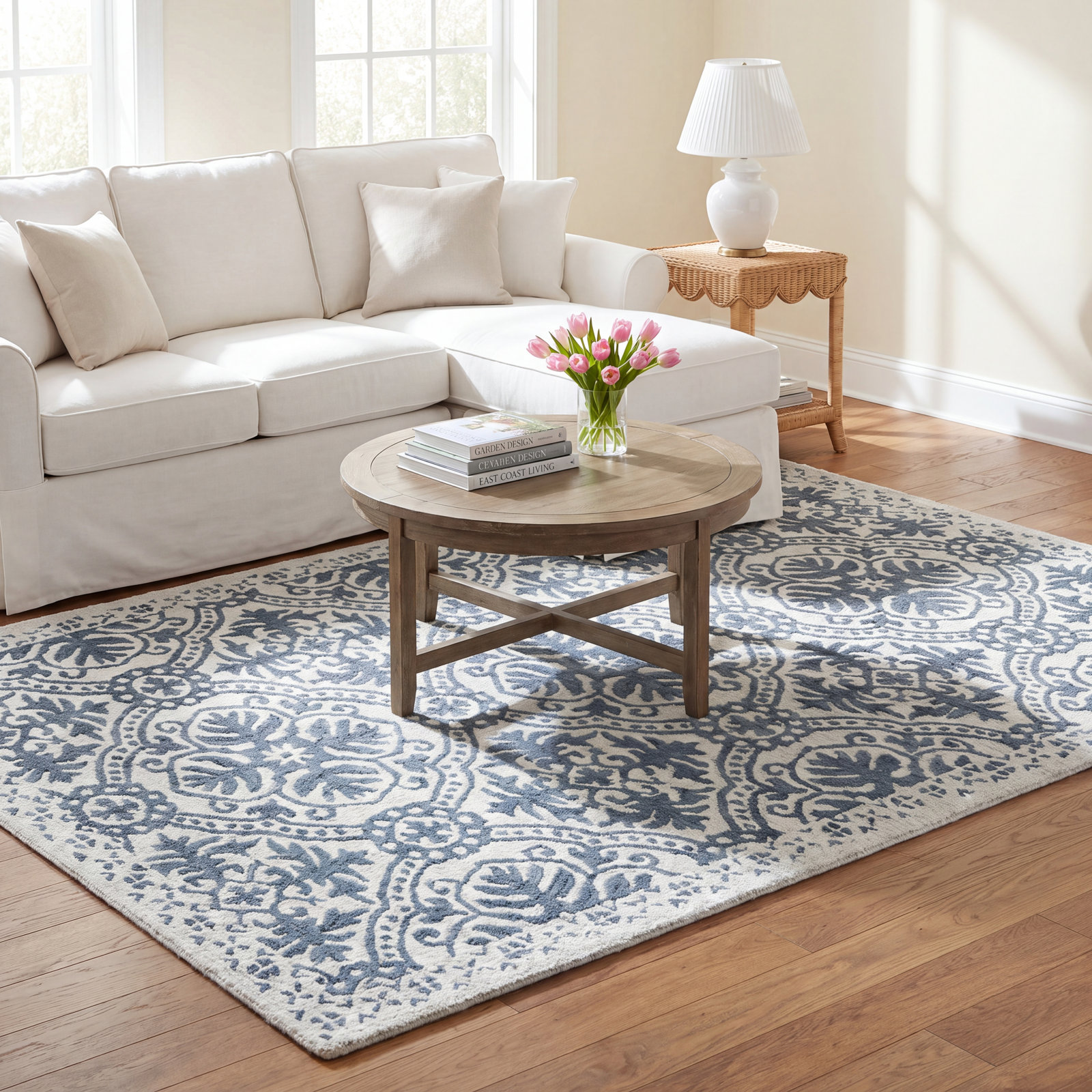 Nina Hand-Tufted Oriental Rug, Rectangle 8' x 10'