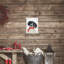 «Santa Paws Dog», plaque murale par Sally Swatland