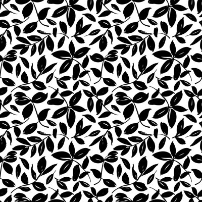 Leaves And Branches Vector - Wrapped Canvas Print