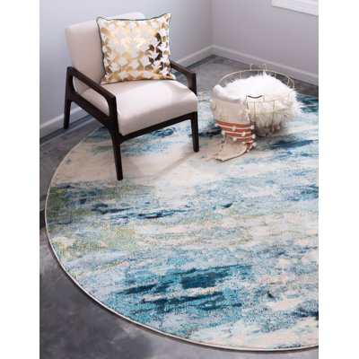 Keimar Washable Abstract Indoor Rug