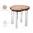 Sigety Solid Wood Top End Table