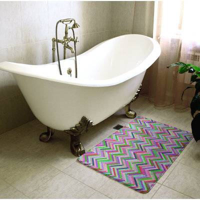 Katelyn Elizabeth Memory Foam Non-Slip Bath Rug